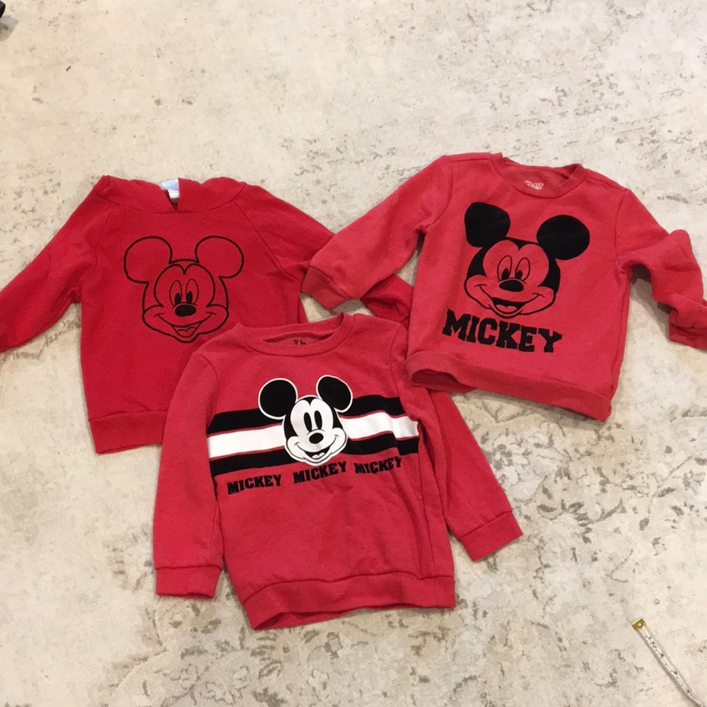 Lot of Mickey Mouse Sweatshirts